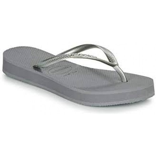 Slim Flatform Sandal - Steel Grey 6
